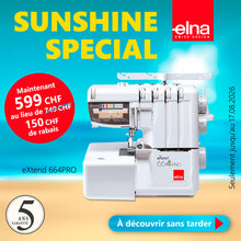 Charger l'image dans la galerie, elna eXtend 664PRO