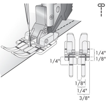 Charger l&#39;image dans la galerie, Pied de biche pour quilting transparent
